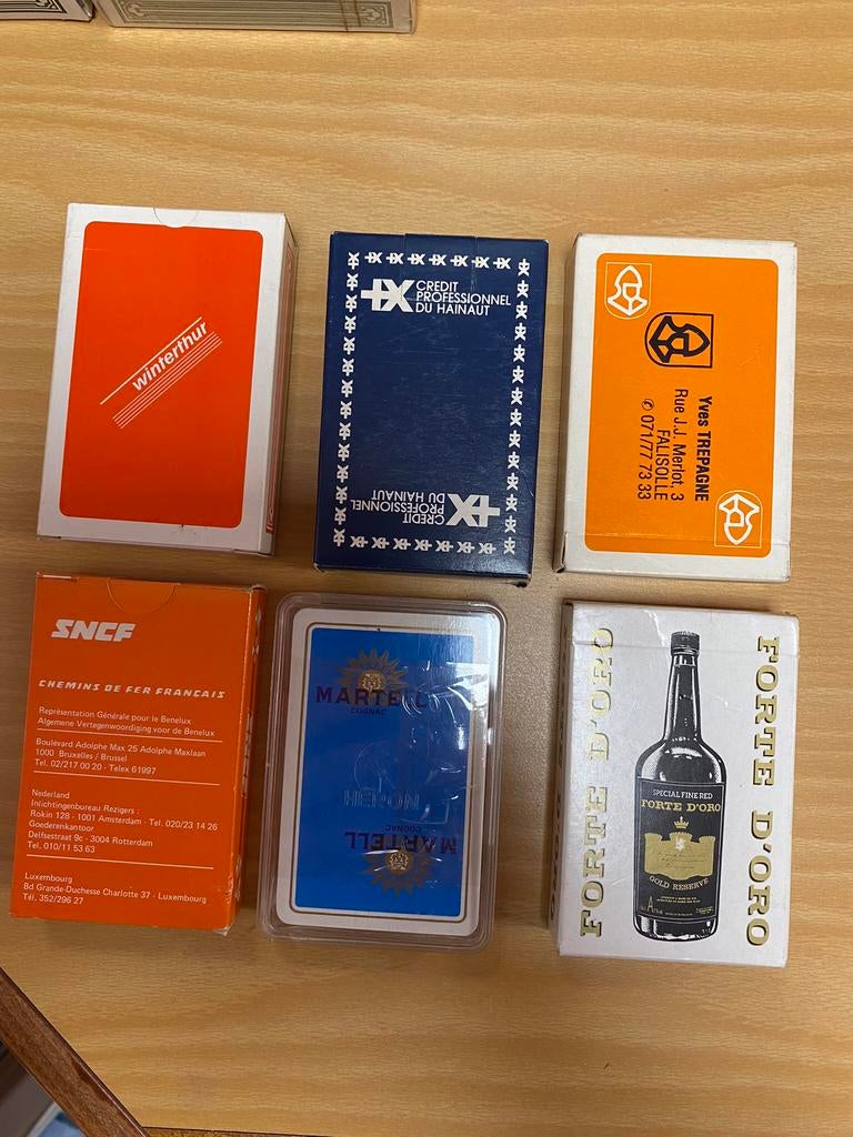 Jeux de cartes publicitaires, Comme neuf