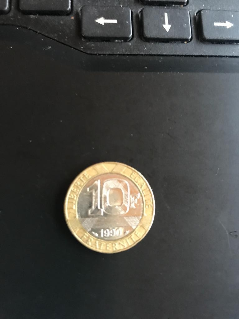 10 francs Français 1990, Enlèvement ou Envoi, France, Monnaie en vrac