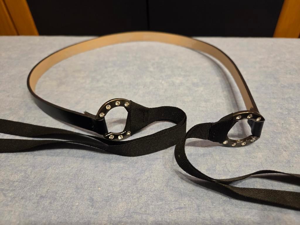 Ceinture en cuir noir vintage marque Manoukian, Kleding | Dames, Ophalen, Zwart, Heupriem