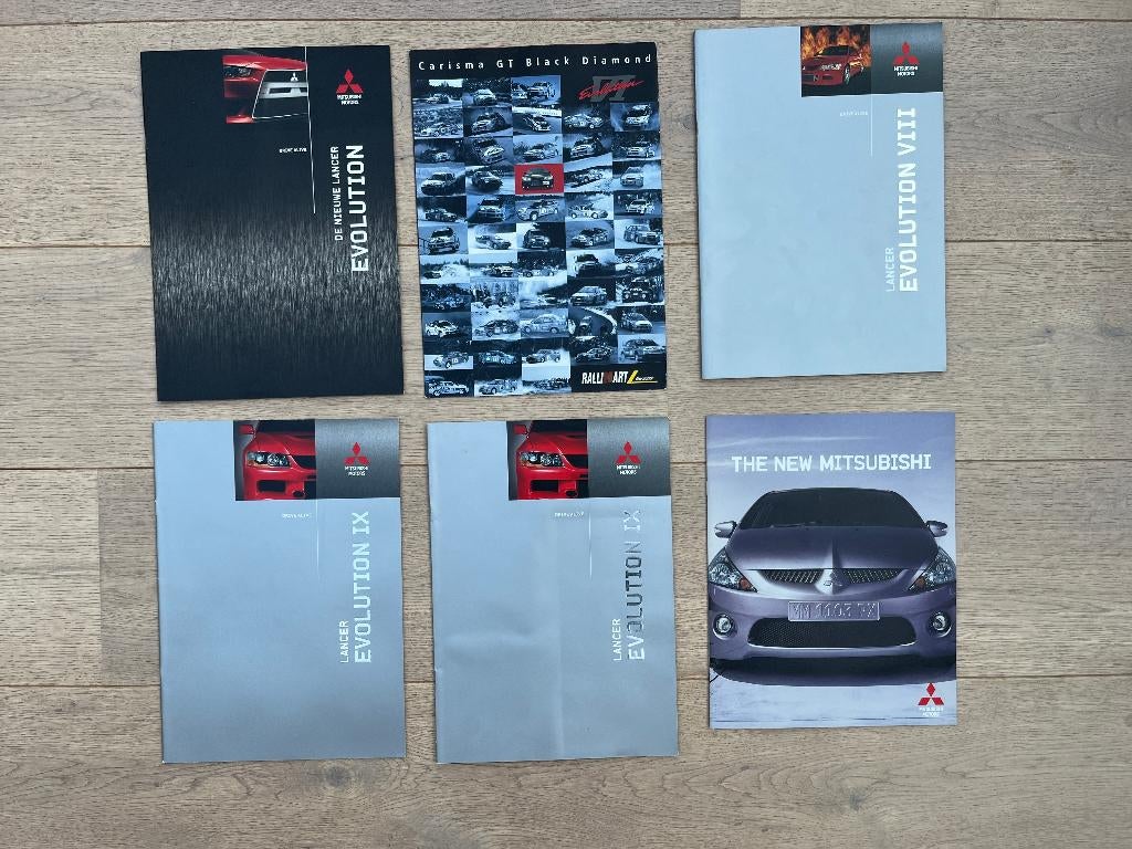BROCHURES MITSUBISHI LANCER EVOLUTION, Enlèvement ou Envoi, Mitsubishi