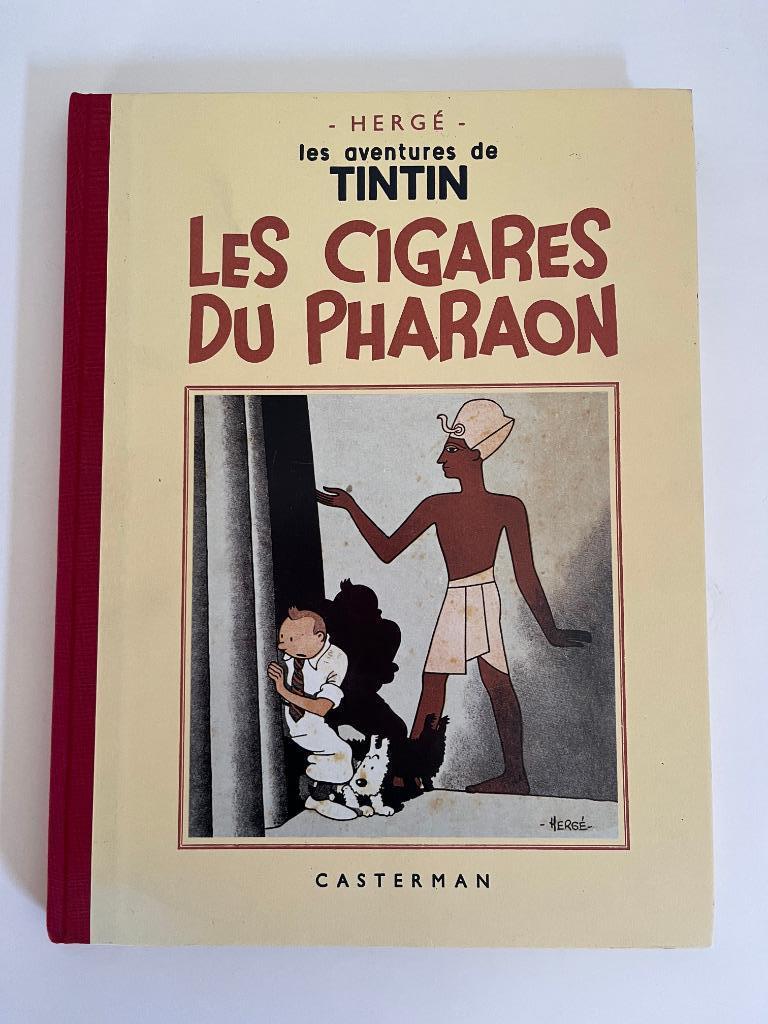 Tintin - Les Cigares du Pharaon - fac-similé - 1993, Livres, Envoi, Hergé