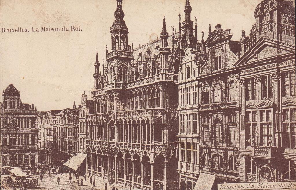 1918 - BELGIË - Bruxelles - La Maison du Roi, Verzenden, Voor 1920, Gelopen, Brussel (Gewest)