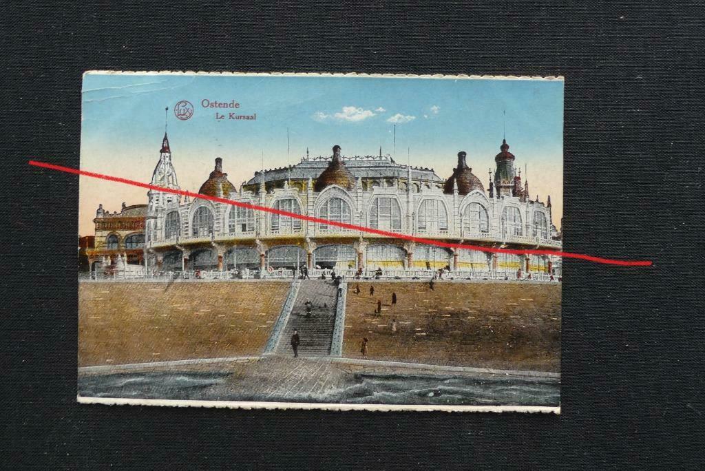 Postkaart 22/5/1919 Oostende, Le Kursaal, België, Ophalen of Verzenden, Voor 1920, Gelopen, West-Vlaanderen