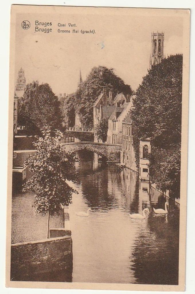 Brugge Groene Rei (gracht), Verzenden, Ongelopen, West-Vlaanderen