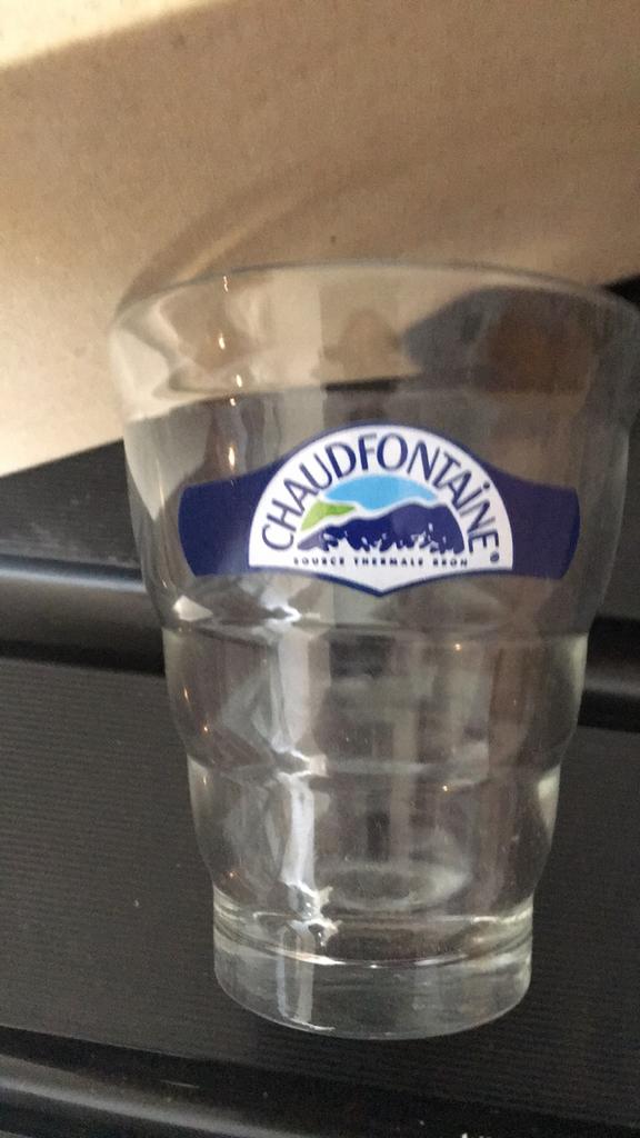 6 verres de Chaudfontaine neufs, Collections, Enlèvement ou Envoi, Neuf, Verre à eau