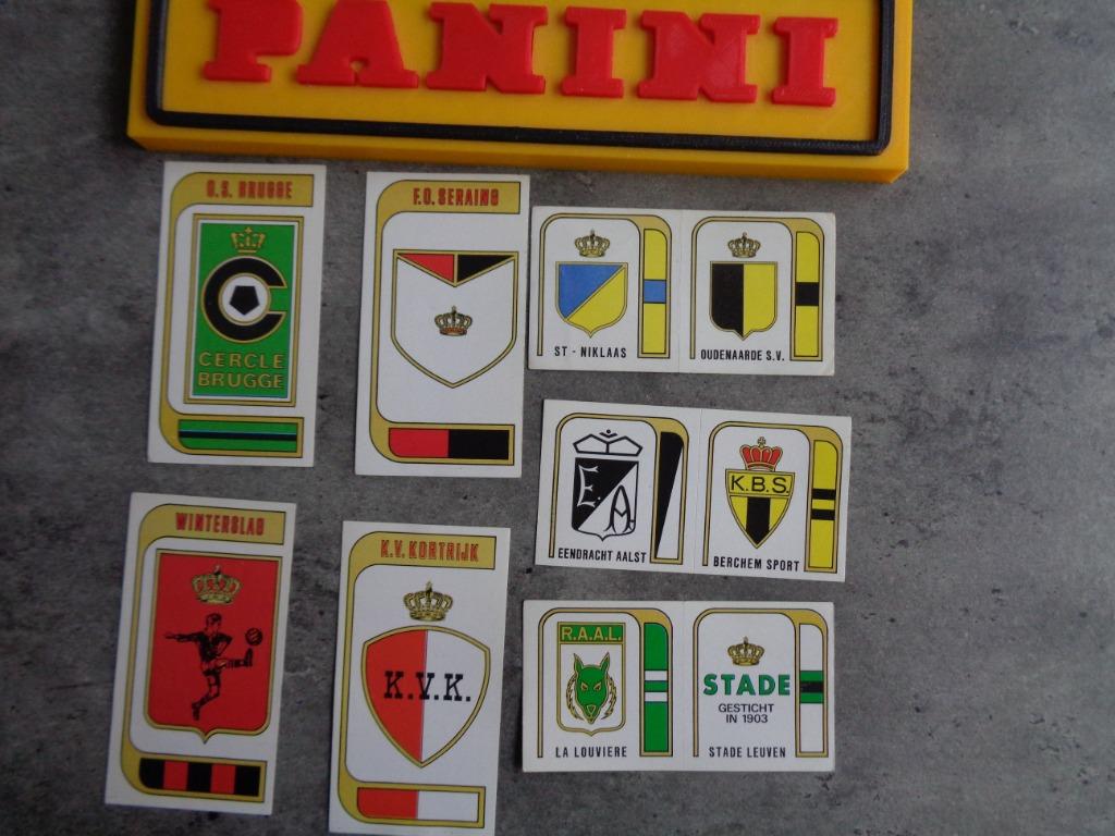 PANINI FOOTBALL 83 emblemen STICKERS 6X anno 1983, Verzenden