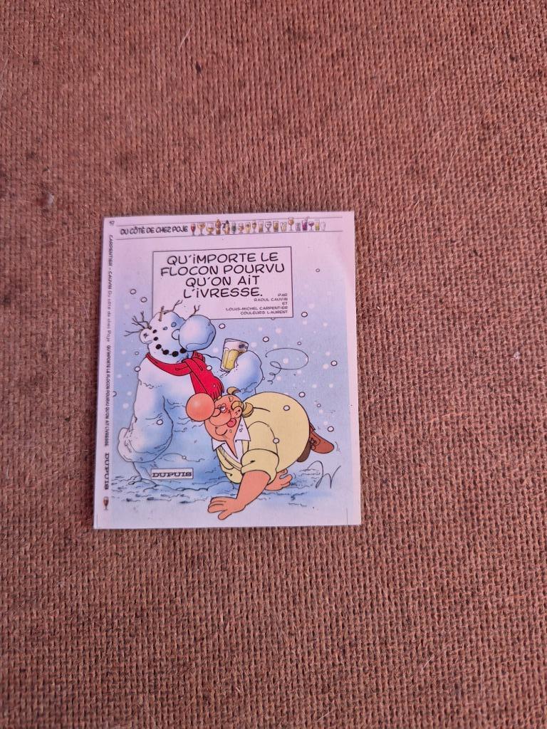 Autocollant Du côté de chez Poje, Livres, BD, Enlèvement ou Envoi, Utilisé, Dupuis