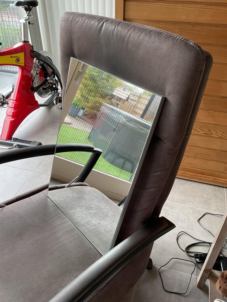Spiegel, Huis en Inrichting, Ophalen, Zo goed als nieuw, Rechthoekig