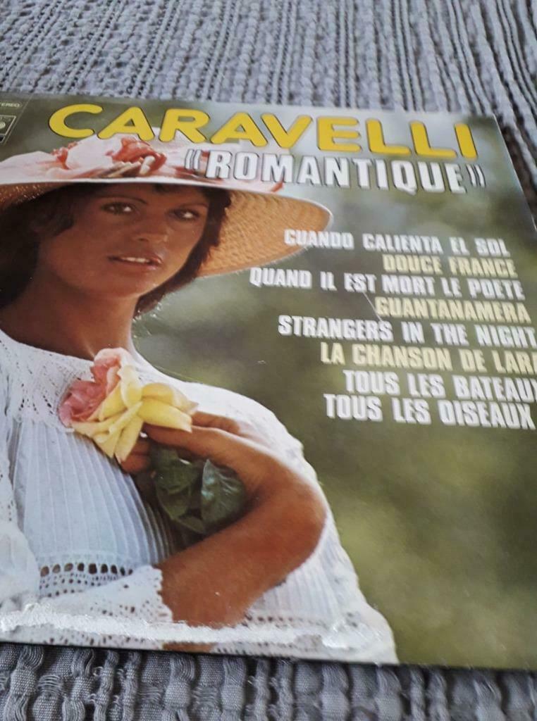 VYNIL CARAVELLI "ROMANTIQUES" 2 ALBUMS, Enlèvement, Romantique, Utilisé
