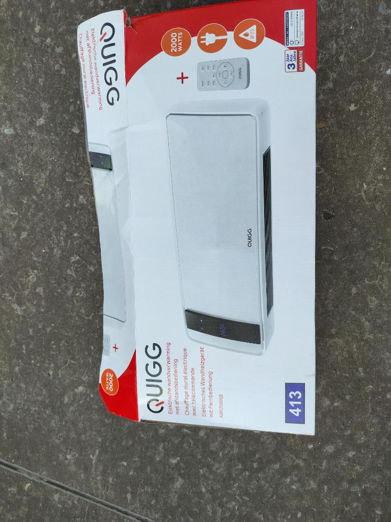 Quigg electrische wandverwarming, Ophalen, Minder dan 30 cm, Radiator, Minder dan 60 cm