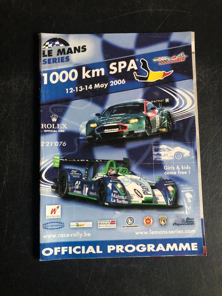 Plan sportif de 1000 km de Spa-Francorchamps 2006, Enlèvement ou Envoi