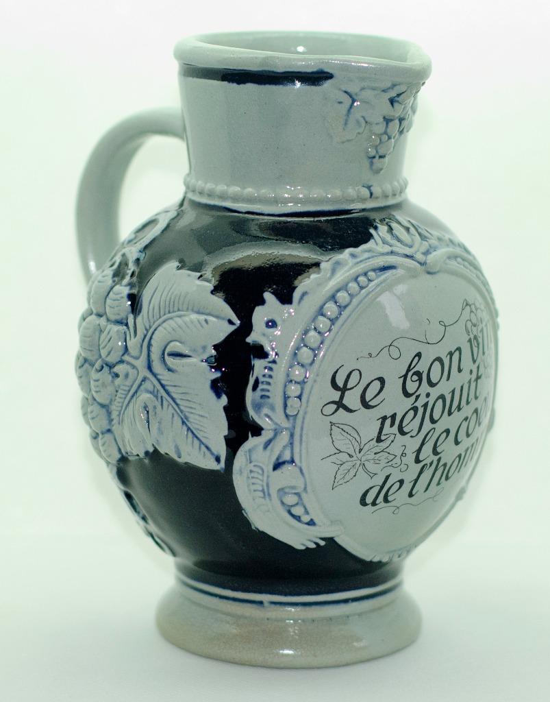 Carafe Vintage à Vin en Grès Émaillé, Enlèvement ou Envoi