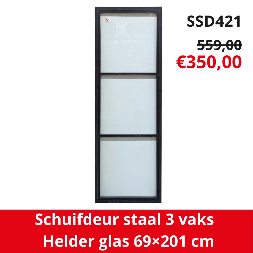 OUTLET stalen deur | schuifdeur | industriële deur | staal, Doe-het-zelf en Bouw, Deuren en Vliegenramen, Ophalen, Binnendeur