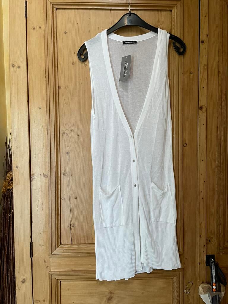 Nieuwe mouwloze witte vest M van Oxygen, Oxygen, Wit, Nieuw, Ophalen of Verzenden