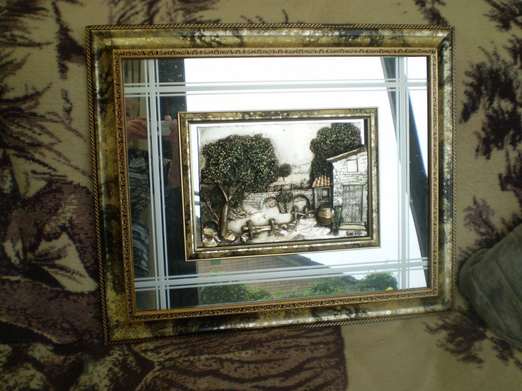 spiegel kader  60x72, Antiek en Kunst, Ophalen