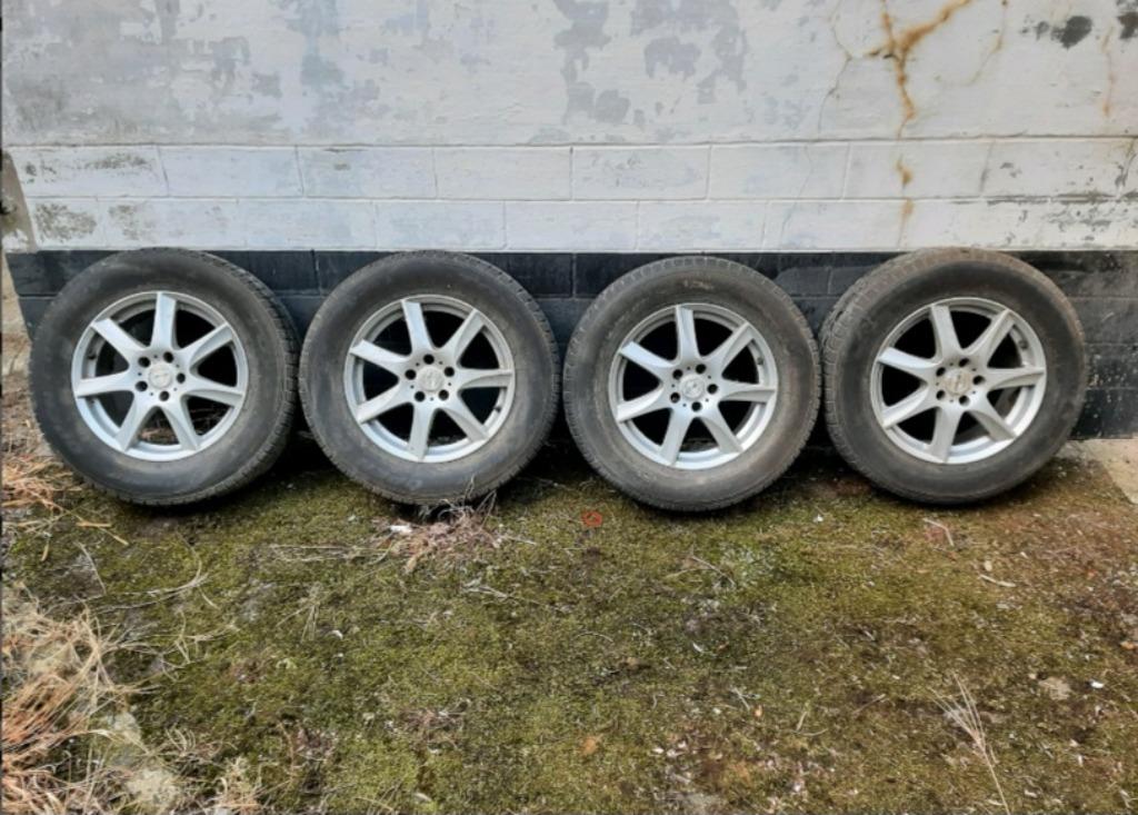 4 jantes alliage 17 pouces (5x112), Autos : Pièces & Accessoires, Enlèvement, Utilisé, Volkswagen