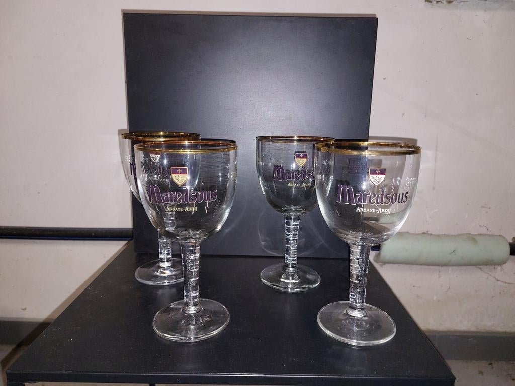Verres à bière Maredsous, Enlèvement ou Envoi, Comme neuf