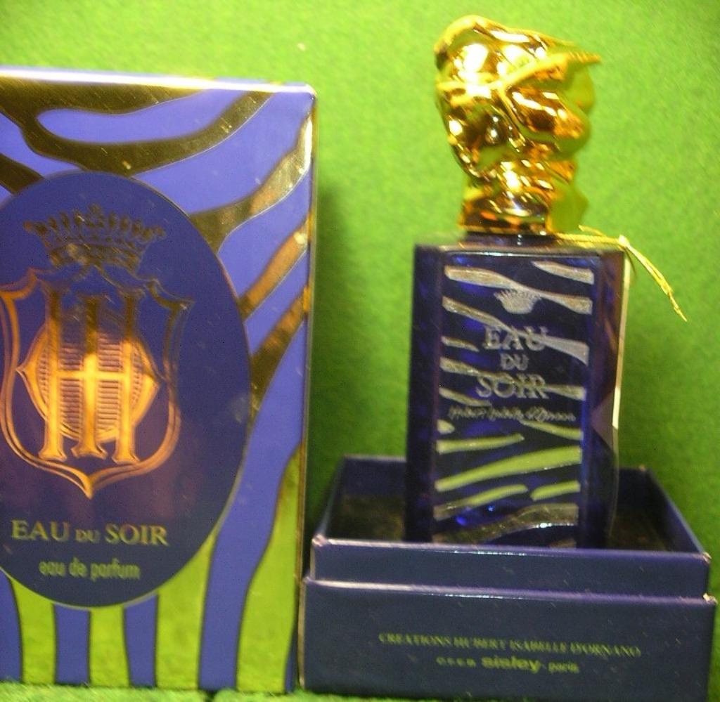 FLACON DE PARFUM COLLECTOR"EAU DU SOIR"SISLEY"SAVANNA"VIDE, Collections, Enlèvement ou Envoi, Comme neuf, Bouteille de parfum