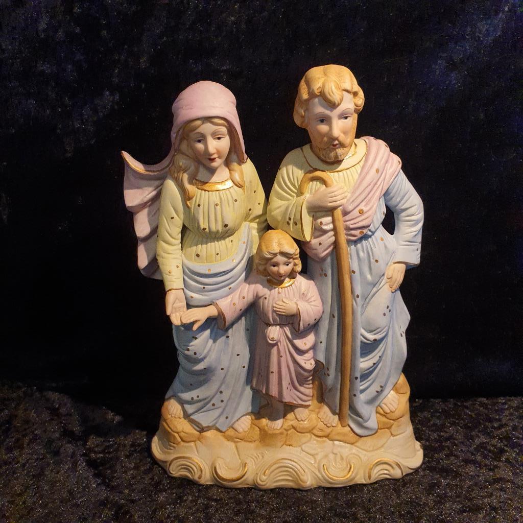 familie heiligenbeeld, Ophalen