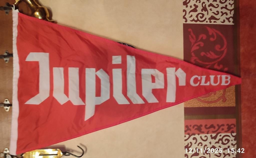 Jupiler-vlag, Verzamelen, Ophalen of Verzenden, Zo goed als nieuw, Reclamebord, Plaat of Schild, Jupiler