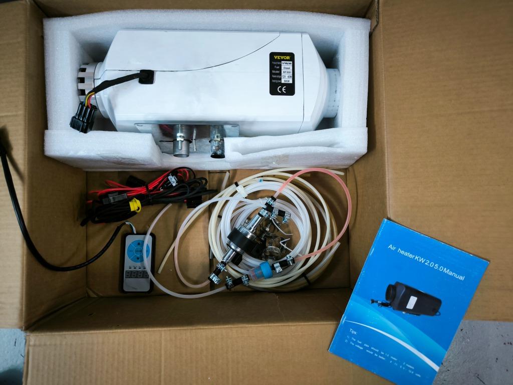 vevor warmeluchtverwarming, Ophalen of Verzenden, Gebruikt