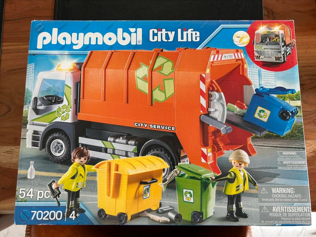 Playmobil City Life Afval recycling truck, Kinderen en Baby's, Speelgoed | Playmobil, Ophalen, Zo goed als nieuw