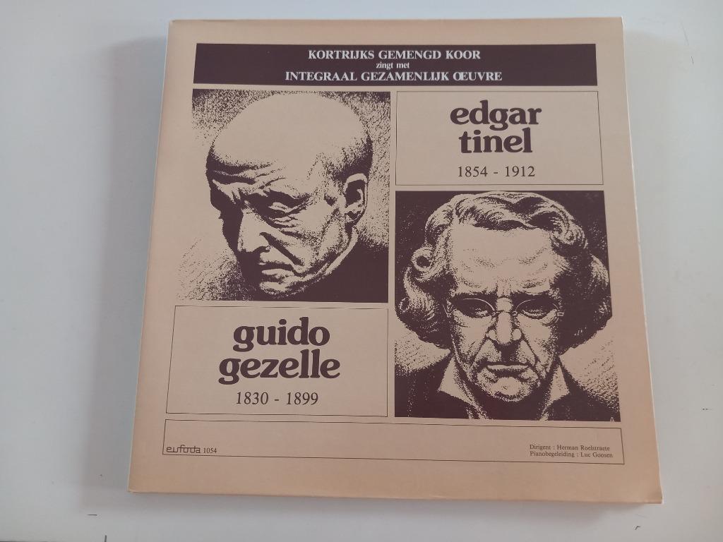 Vinyl LP Guido Gezelle Edgar Tinel Koor Kortrijk klassiek, Ophalen of Verzenden, 12 inch