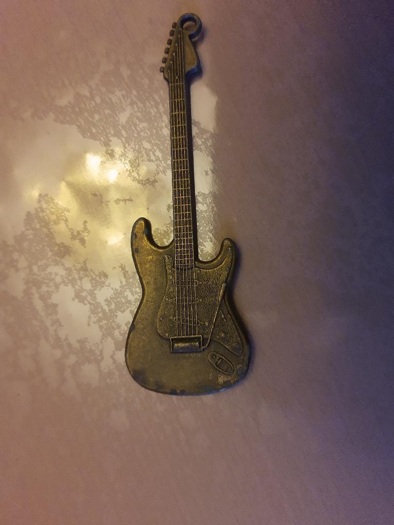 Vintage Fender Stratocaster Sleutelhanger, Ophalen of Verzenden, Gebruikt, Gebruiksvoorwerp