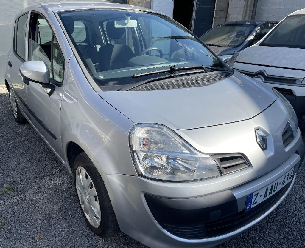 RENAULT MODUS 1.2 ESS 2008 95 000 KM ACCID Tourne et roule, Autos, Renault, Argent ou Gris, Entreprise, Boîte manuelle, 5 portes