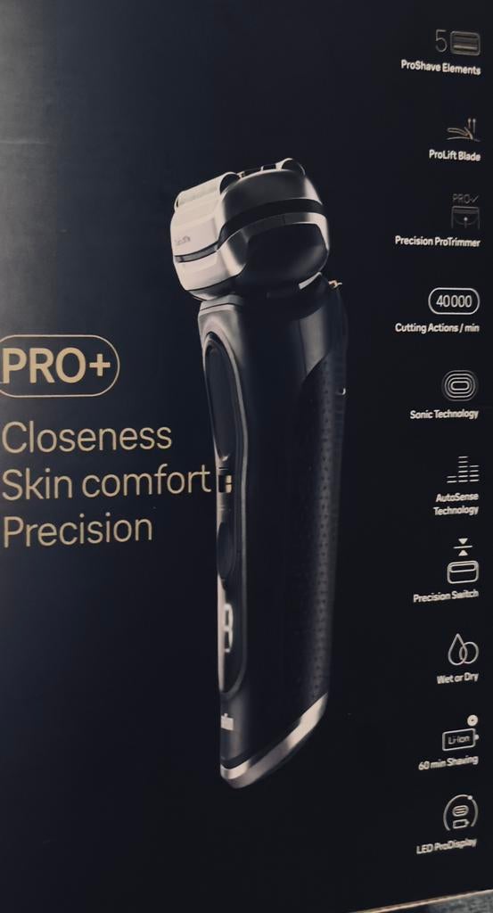 RASOIR BRAUN SERIES 9 PRO+ 9560CC NOIR, Electroménager, Enlèvement ou Envoi, Comme neuf