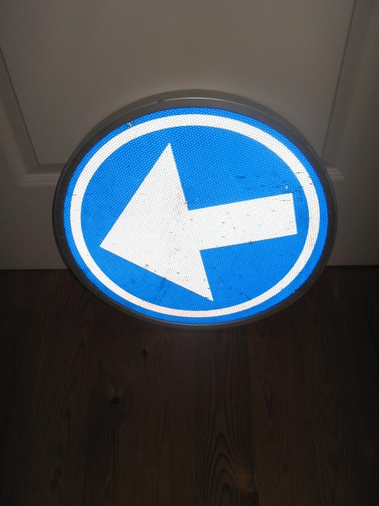 Panneau de signalisation en aluminium., Collections, Enlèvement ou Envoi, Utilisé, Voitures