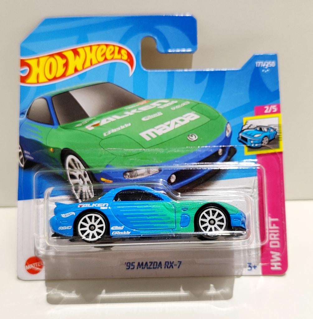 Hot Wheels '95 Mazda RX7 Drift Falken (2022), Hobby en Vrije tijd, Ophalen of Verzenden