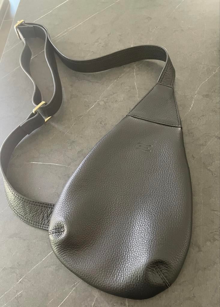 Nieuw zwart schoudertasje van Crinkles, Handtassen en Accessoires, Ophalen of Verzenden, Nieuw, Zwart