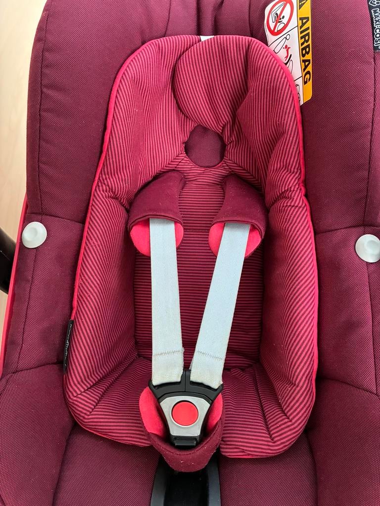 Maxi-cosi Pebble Plus, Protection latérale, Enlèvement, Utilisé, Ceinture de sécurité ou Isofix