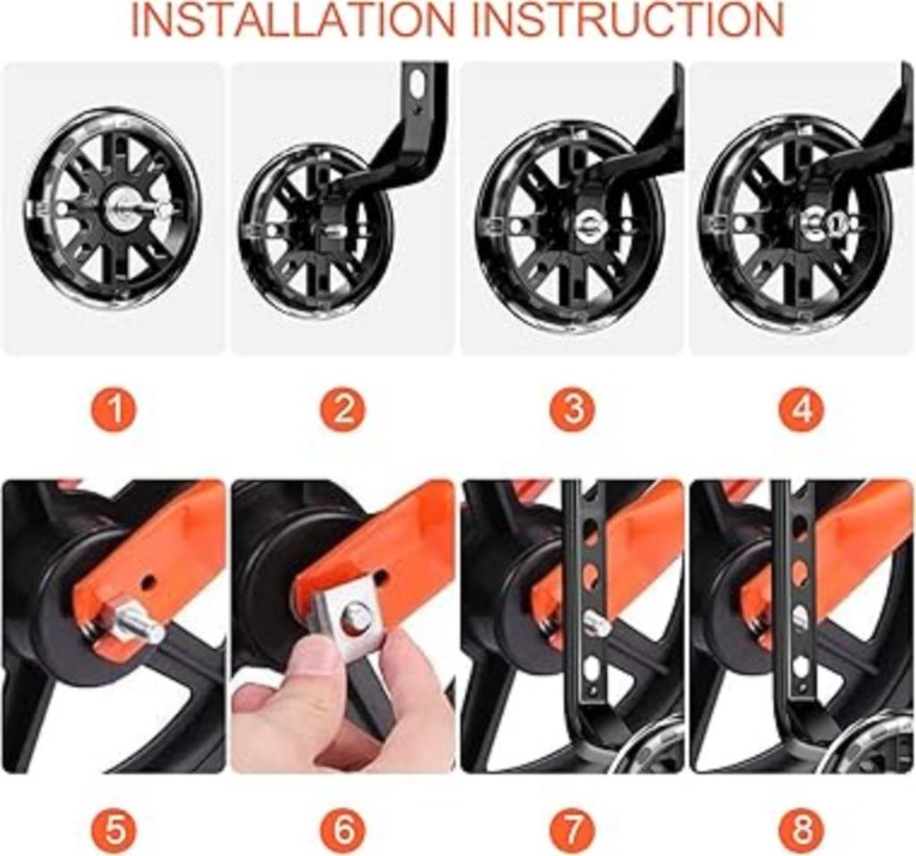 Roues auxiliaires de vélo pour enfants - LIVRAISON RAPIDE E, Envoi, Neuf, Stabilisateurs