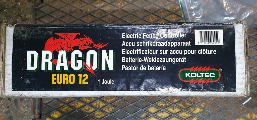 Schrikdraadapparaat Koltec Dragon Euro 12V werkt niet goed, Weidegang