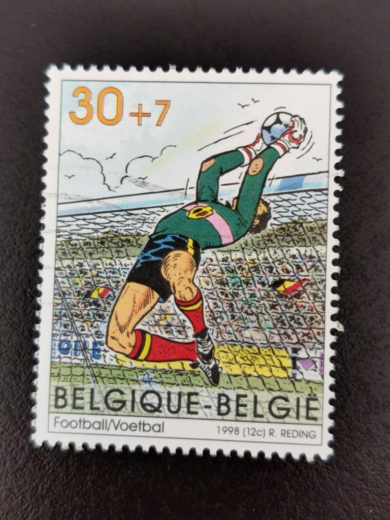 Belgique 1998 - sports - Coupe du monde - timbre de BLOK 76, Enlèvement ou Envoi, Affranchi, Sport