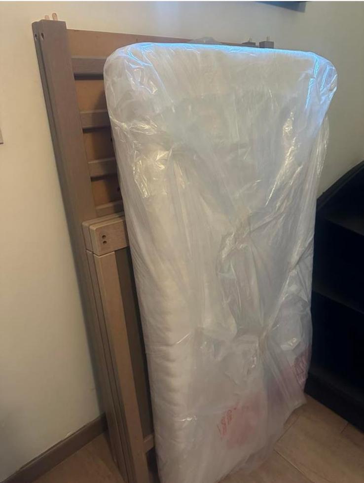 Ikea sundvik babybed + matras, Enlèvement, Utilisé, Matelas