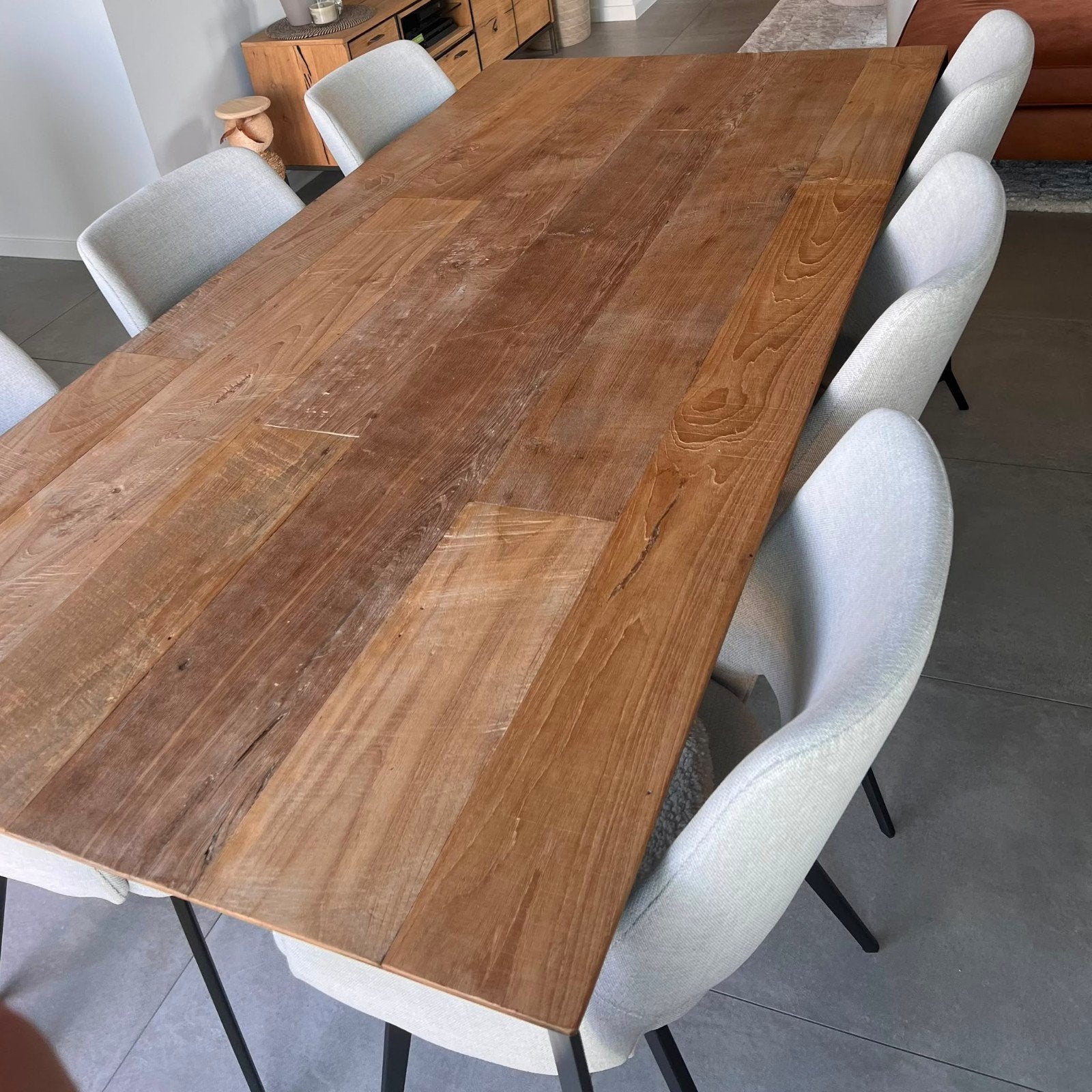Houten tafel, Huis en Inrichting, Tafels | Eettafels, Ophalen