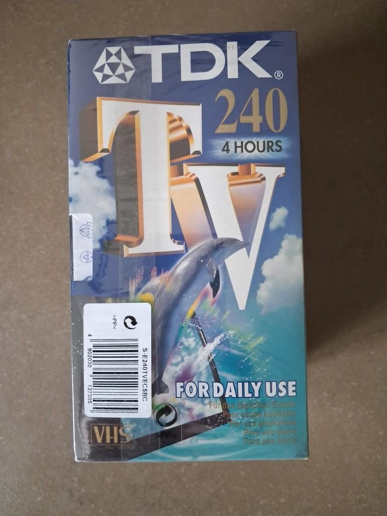 5 pack VHS videocassettes TDK 240 Nieuw in verpakking, Ophalen of Verzenden, Nieuw in verpakking, VHS