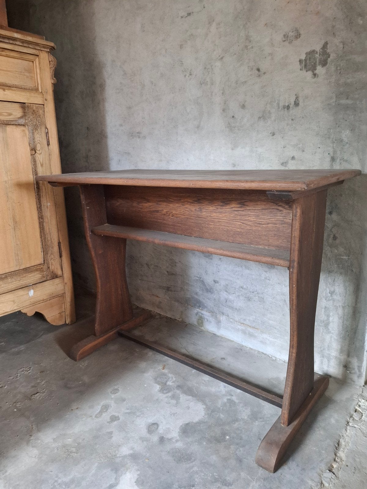 ÈCHTE CAFÈTAFEL MET PINTENVAK!! ( VERKOCHT), Ophalen