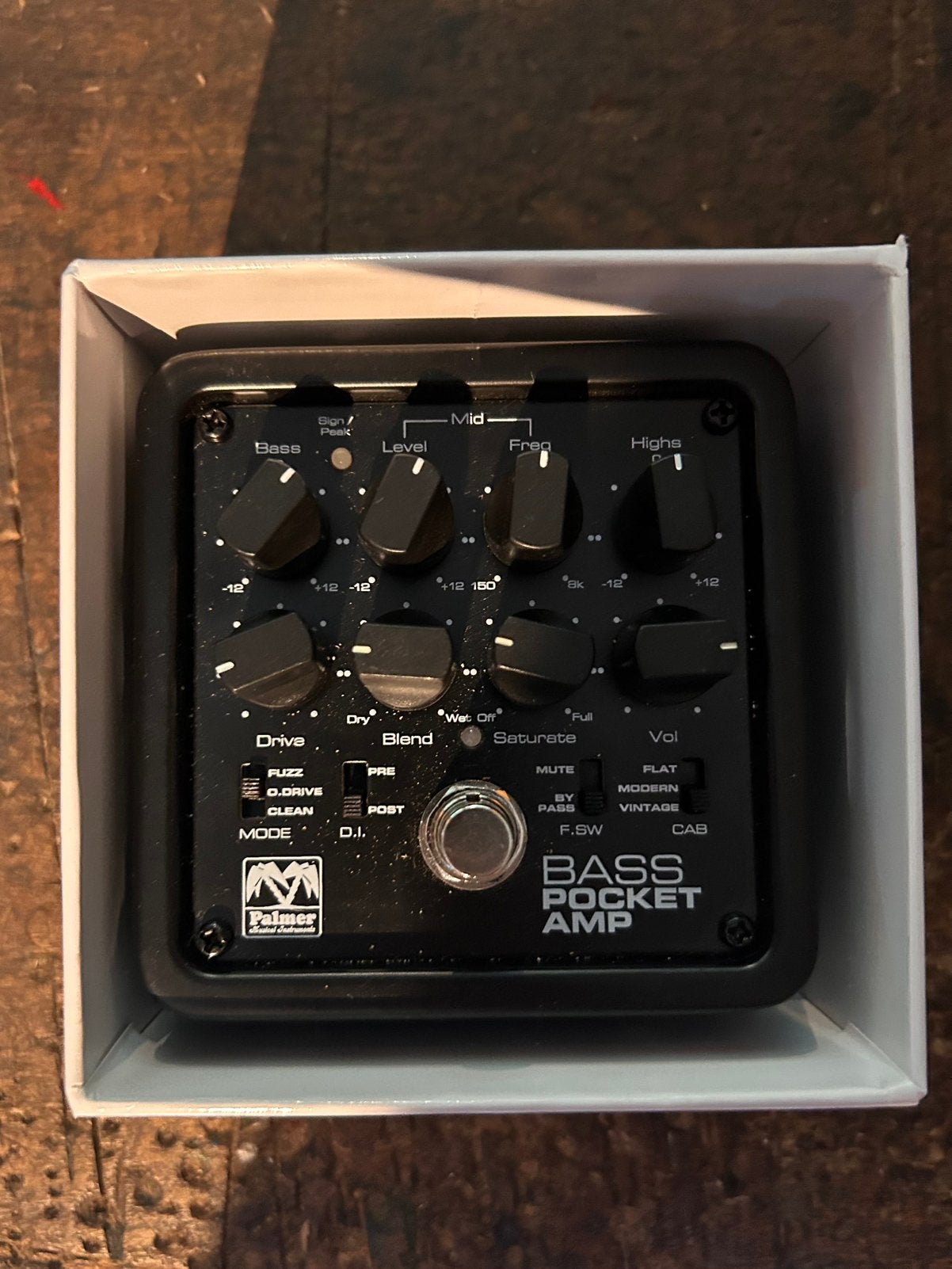 Palmer pocket bass amp & DI, Muziek en Instrumenten, Ophalen, Zo goed als nieuw