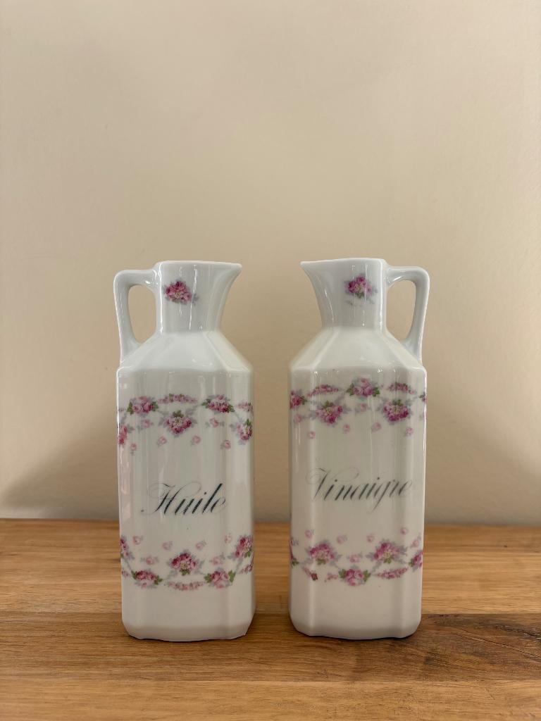 Olie en azijn set, Ophalen