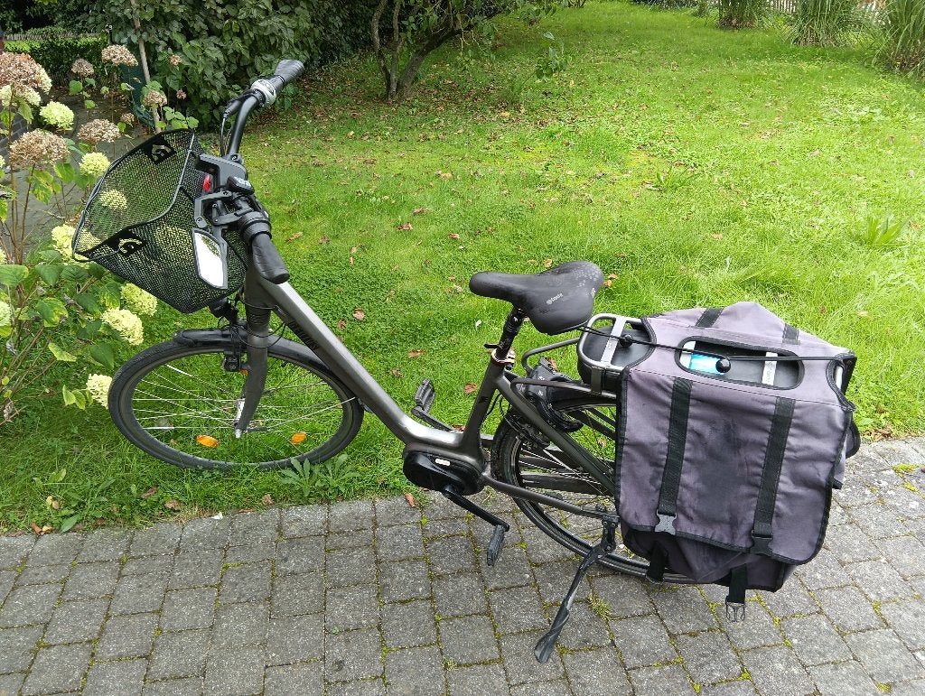 Elektrische fiets 48 – 2 batterijen – zeer goede staat, Fietsen en Brommers, Gebruikt, 47 tot 51 cm, 30 tot 50 km per accu, Ophalen