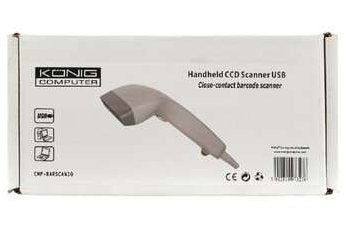Barcode Scanner, Konig CMP BARSCAN 10 USB Handscanner, Computers en Software, Scanners, Ophalen of Verzenden, Nieuw, Barcodescanner
