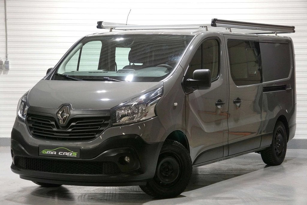 Renault Trafic 1.6 dCi 29 L2H1 Energy TwTurbo Dubbel cabine-, Auto's, Stof, Gebruikt, 4 cilinders, 5 deurs