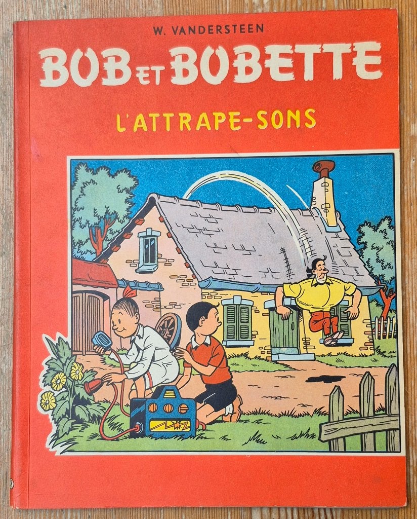 Bob et Bobette 34 L'attrape-sons EO bichromie 1961, Livres, Enlèvement ou Envoi, Willy Vandersteen, Une BD, Utilisé