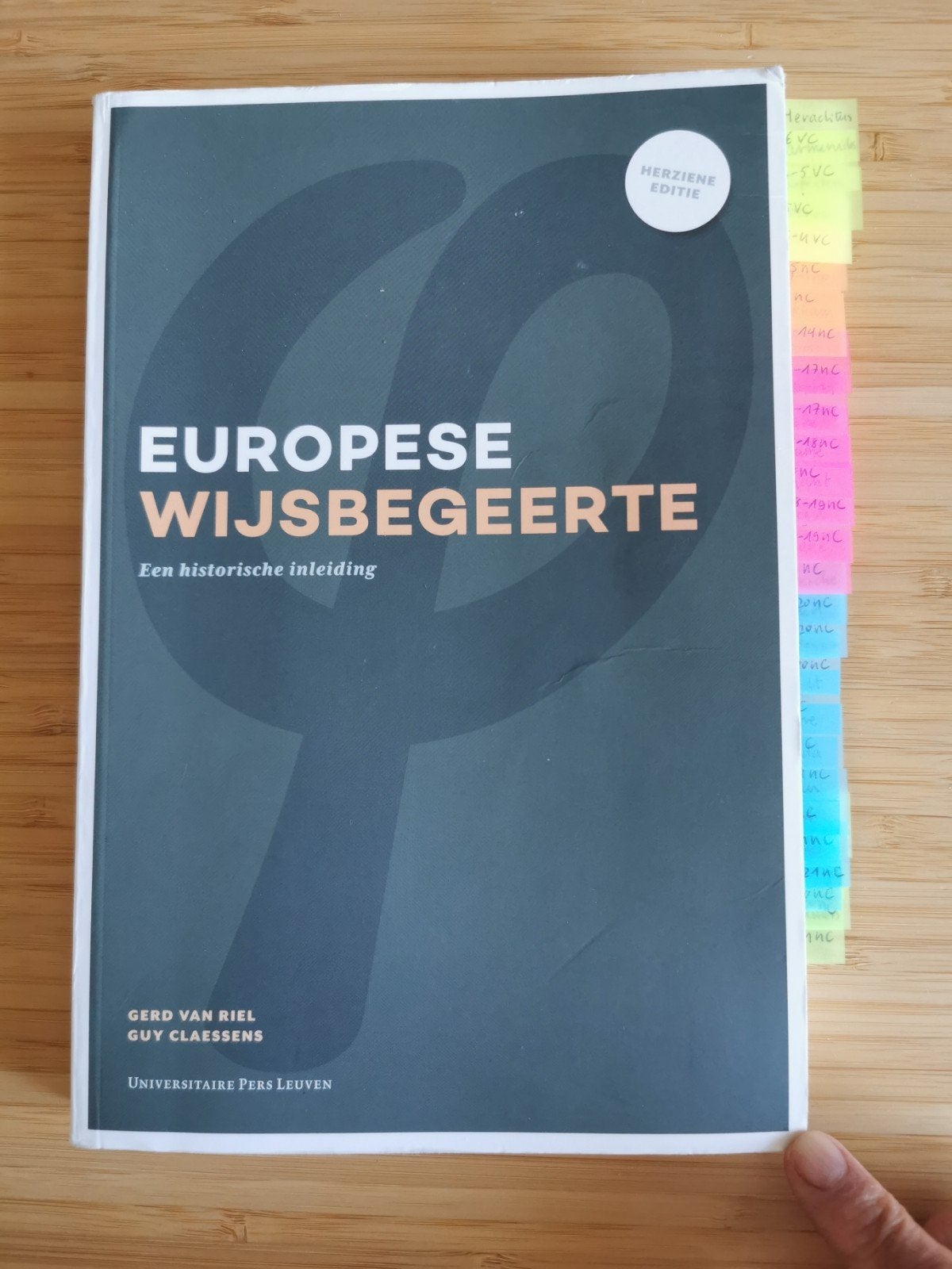 Gerd Van Riel - Europese wijsbegeerte KUL, Boeken, Filosofie, Gelezen, Ophalen of Verzenden, Algemeen, Gerd Van Riel; Guy Claessens