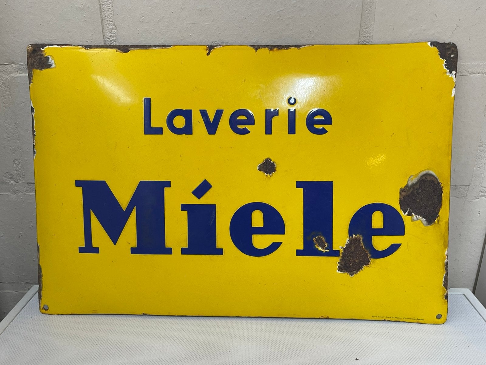 Duits Miele laverie emaille Duitsland, Enlèvement ou Envoi, Comme neuf