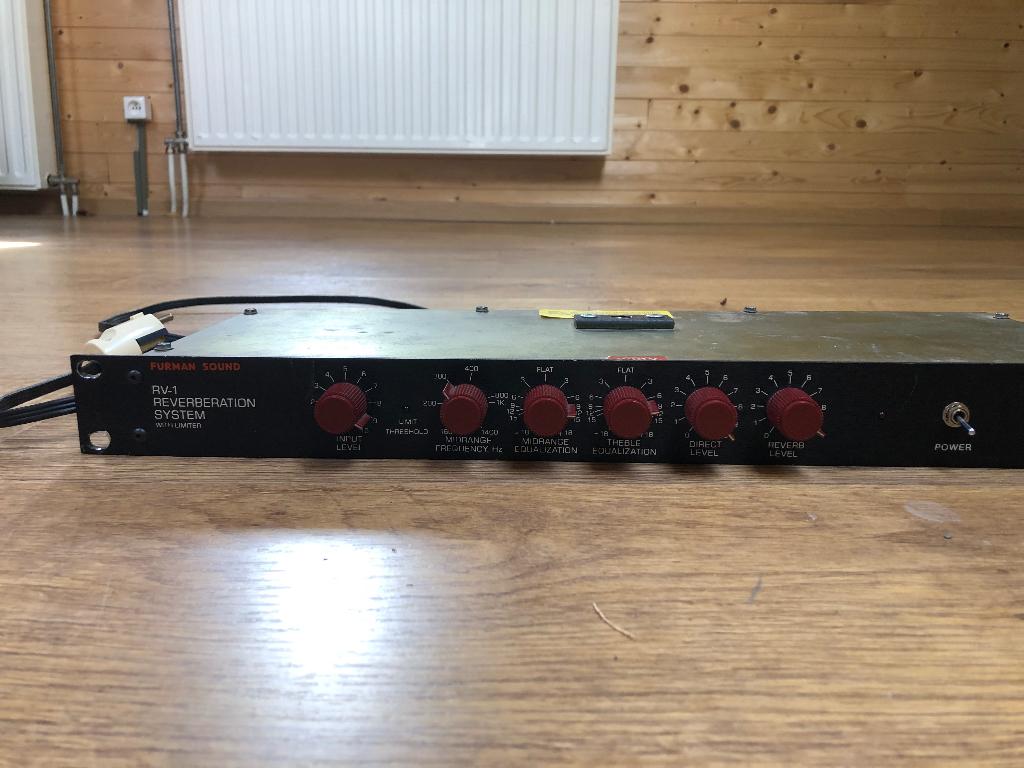 Furman RV-1 (dub)reverb, Ophalen, Gebruikt, Audio